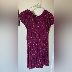 Purple floral Old Navy dress